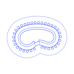 Layouts Bars Kidney Island Line Art Svg Vector, Free Vectors File